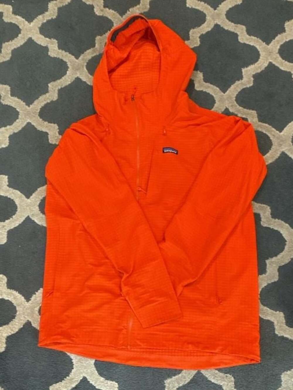 Patagonia Men's R1 TechFace Hoody Jacket Orange XL